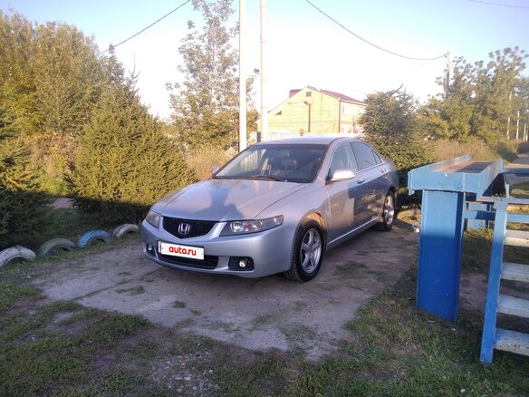 2003 Honda Accord VII, серебристый, 650000 рублей - вид 1
