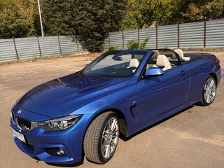 2018 BMW 4 серии 430i xDrive F32/F33/F36 Рестайлинг, синий, 4100000 рублей, вид 2