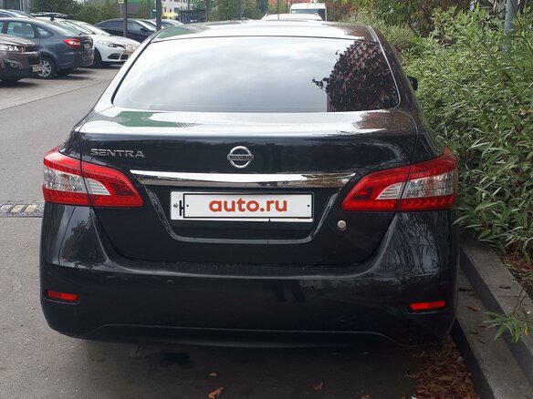 2014 Nissan Sentra VII (B17), чёрный, 1175000 рублей