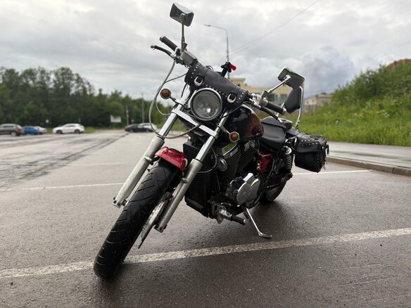 2002 Honda VT 750, чёрный, 444000 рублей