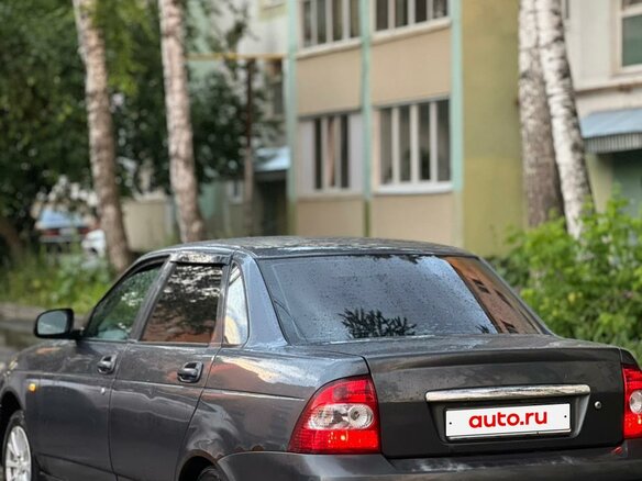 2013 Lada (ВАЗ) Priora I, серый, 180000 рублей - вид 4
