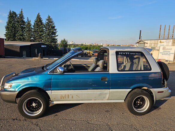 1993 Mitsubishi RVR I, зелёный, 450000 рублей - вид 6