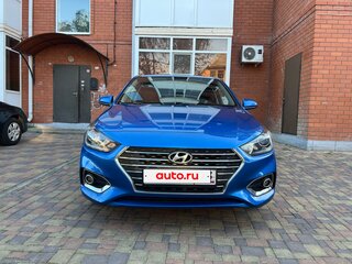 2017 Hyundai Solaris II, синий, 1350000 рублей, вид 2