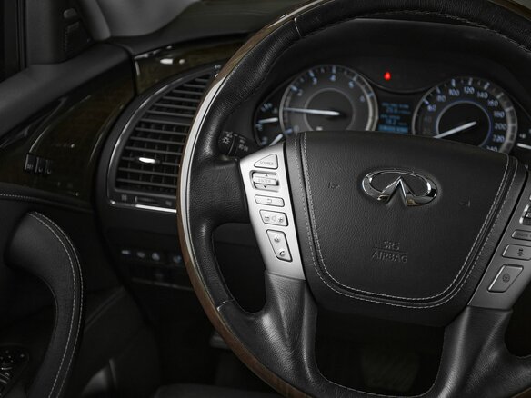 2019 Infiniti QX80 I Рестайлинг 2, чёрный - вид 11