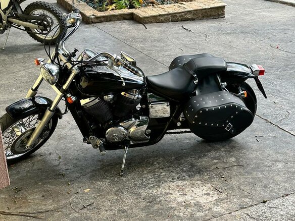 2001 Honda Shadow 400, чёрный, 450000 рублей - вид 10