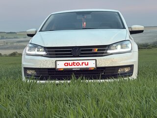 2017 Volkswagen Polo V Рестайлинг, белый, 800000 рублей, вид 4