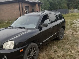 2003 Hyundai Santa Fe I, чёрный, 320000 рублей, вид 1