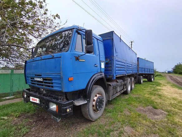 2003 КамАЗ 53215, синий, 1200000 рублей - вид 1
