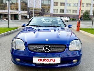 2001 Mercedes-Benz SLK-Класс 230 I (R170) Рестайлинг, синий, 1750000 рублей, вид 2