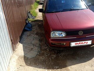1996 Volkswagen Golf III, красный, 165000 рублей, вид 2