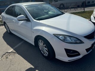 2012 Mazda 6 II (GH) Рестайлинг, белый, 1350000 рублей, вид 1