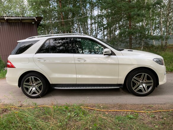 2012 Mercedes-Benz M-Класс 350 III (W166), белый, 2670000 рублей - вид 3