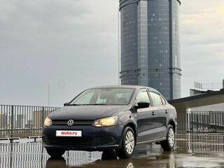 2012 Volkswagen Polo V, синий, 569000 рублей, вид 1