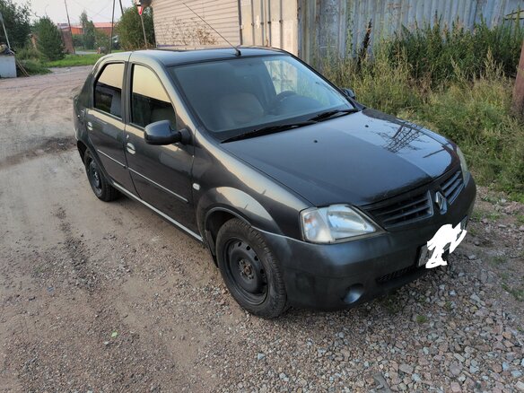 2008 Renault Logan I, серый, 405000 рублей - вид 2