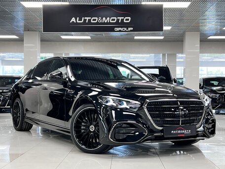 2026 Mercedes-Benz S-Класс 500 Long 4MATIC VII (W223) Рестайлинг, чёрный, 27499000 рублей, вид 1