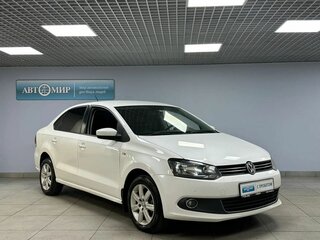 2013 Volkswagen Polo V, белый, 447000 рублей, вид 3
