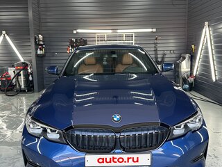 2021 BMW 3 серии 318d VII (G2x), синий, 3700000 рублей, вид 2