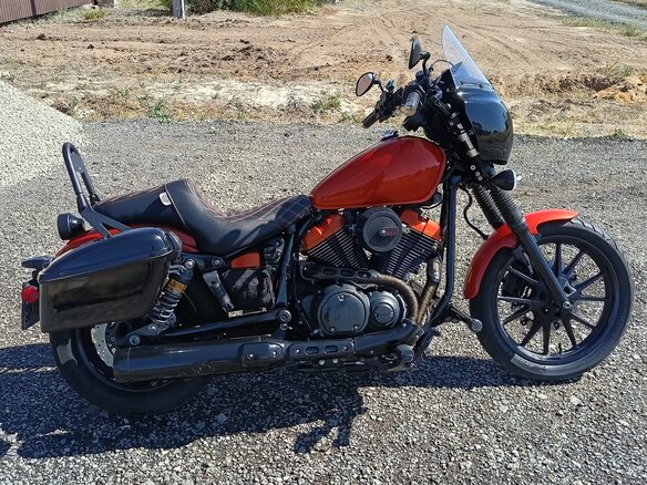 2015 Yamaha XV950 Bolt, оранжевый, 640000 рублей - вид 8