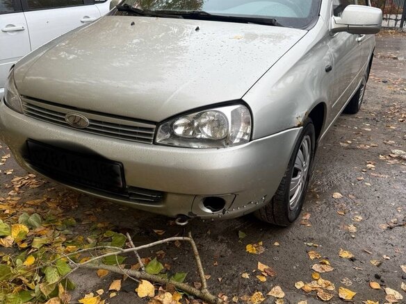 2011 Lada (ВАЗ) Kalina I, жёлтый, 340000 рублей