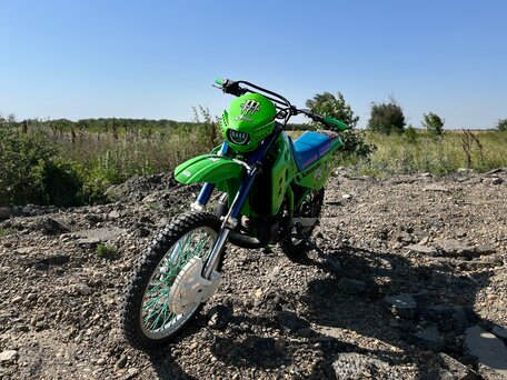 1991 Kawasaki KDX 250, зелёный, 300000 рублей, вид 2