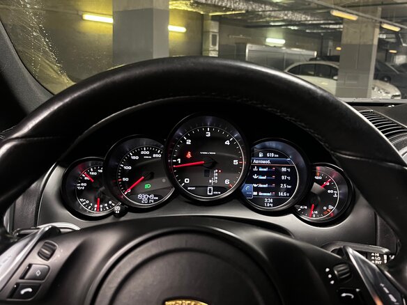 2013 Porsche Cayenne Diesel II (958), серый, 3500000 рублей - вид 10