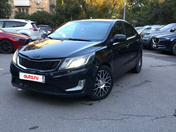 2011 Kia Rio 4-speed III, чёрный, 650000 рублей