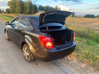 2012 Chevrolet Aveo II, чёрный, 710000 рублей, вид 4