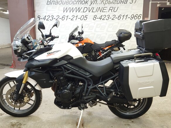 2012 Triumph Tiger 800, белый, 545000 рублей - вид 7