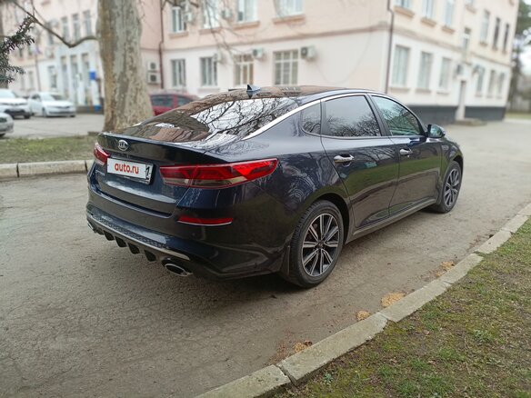 2019 Kia Optima IV Рестайлинг, синий, 2350000 рублей - вид 7