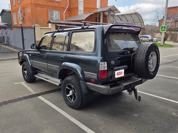 1996 Toyota Land Cruiser 80 Series Рестайлинг, зелёный, 1700000 рублей - вид 5