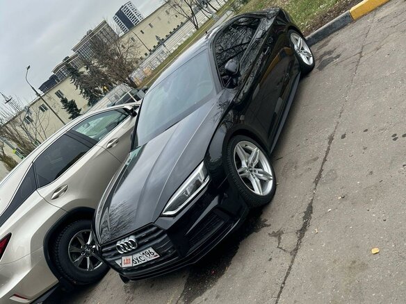 2018 Audi A5 II (F5), чёрный, 3250000 рублей - вид 6