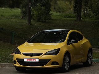 2013 Opel Astra GTC J Рестайлинг, жёлтый, 730000 рублей, вид 1