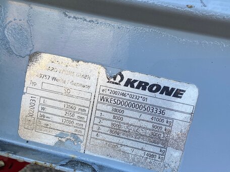 2011 Krone SD, красный, 950000 рублей, вид 2