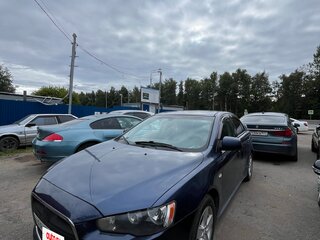 2007 Mitsubishi Lancer X, синий, 670000 рублей, вид 2