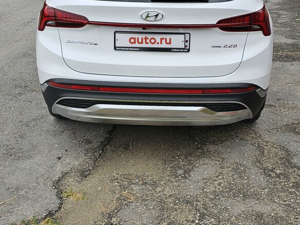 2021 Hyundai Santa Fe IV Рестайлинг, белый, 4200000 рублей - вид 2