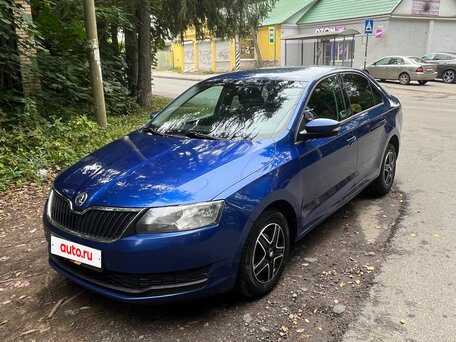 2018 Skoda Rapid I Рестайлинг, синий, вид 1