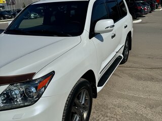 2014 Lexus LX 570 III Рестайлинг, белый, 6200000 рублей, вид 1