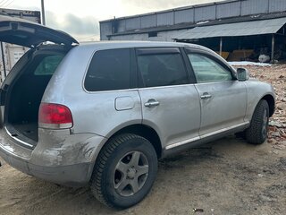 2004 Volkswagen Touareg I, серебристый, 820000 рублей, вид 4