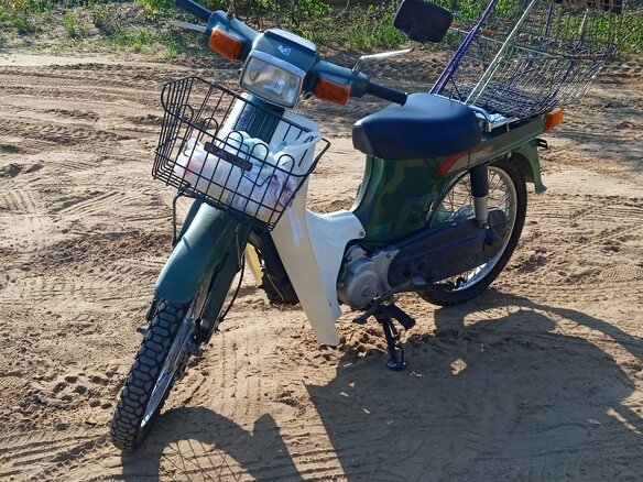 2011 Suzuki Birdie 50, зелёный, 98000 рублей - вид 4