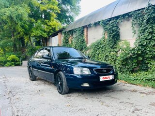 2006 Hyundai Accent ТагАЗ II, синий, 550000 рублей, вид 2