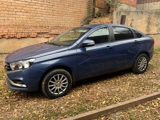 2016 Lada (ВАЗ) Vesta I, синий, 800000 рублей, вид 3