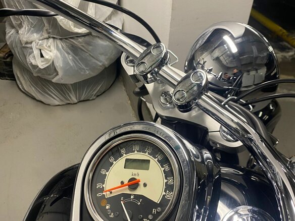 2011 Kawasaki VN900 Vulcan, чёрный, 680000 рублей - вид 13