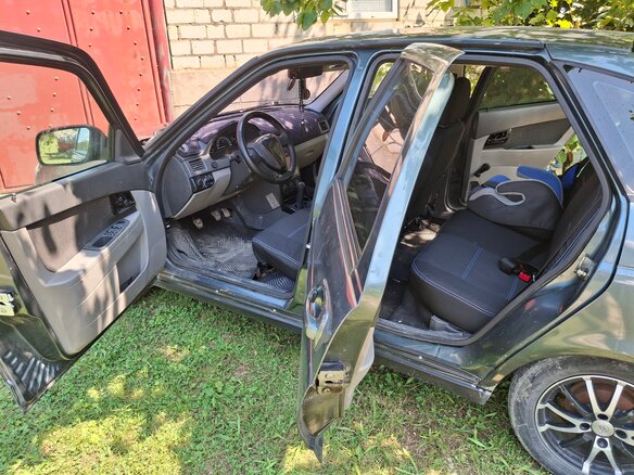 2010 Lada (ВАЗ) Priora I, серый, 299000 рублей - вид 14