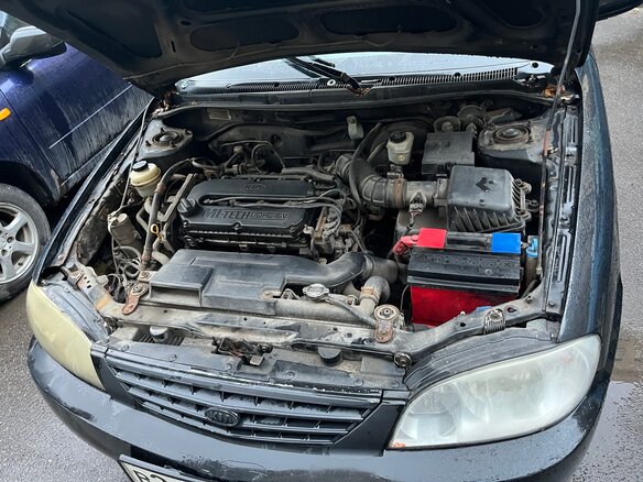 2008 Kia Spectra I Рестайлинг 2, чёрный, 129000 рублей - вид 7