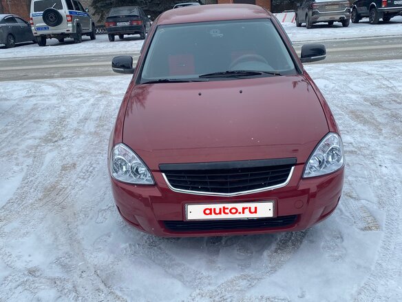 2009 Lada (ВАЗ) Priora I, красный, 230000 рублей
