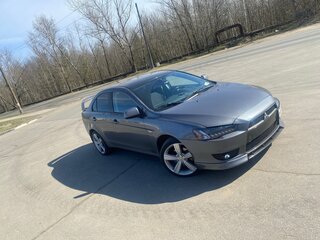 2008 Mitsubishi Lancer X, серый, 800000 рублей, вид 3