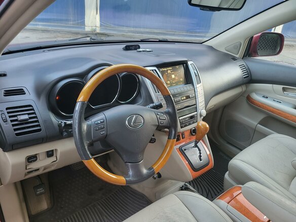 2008 Lexus RX 400h II Рестайлинг, красный, 1590000 рублей - вид 6