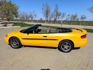 2003 Chrysler Sebring II, жёлтый, 1200000 рублей, вид 4