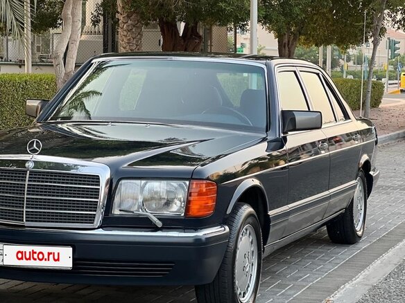 1989 Mercedes-Benz S-Класс 560 II (W126) Рестайлинг, синий, 7000000 рублей