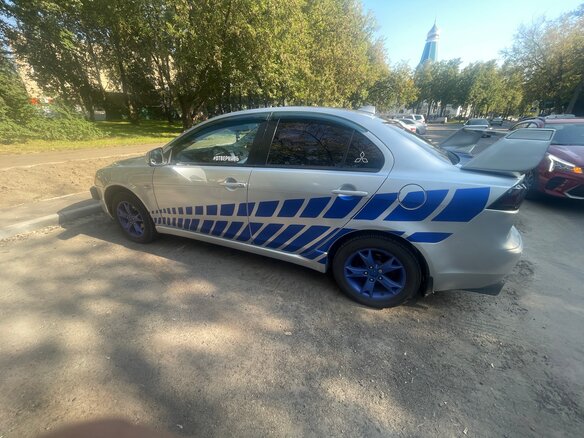 2009 Mitsubishi Lancer X, серебристый, 580000 рублей - вид 6